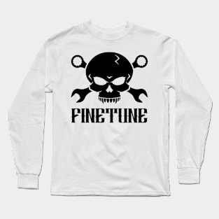 Skull 'n' Tools - Finetune (black) Long Sleeve T-Shirt